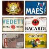 Retro Belgium Beer Brand Poster Vintage Sign Metal Sign Decorative Plaque for Room Bar Pub Man Cave Club Wall Decoration