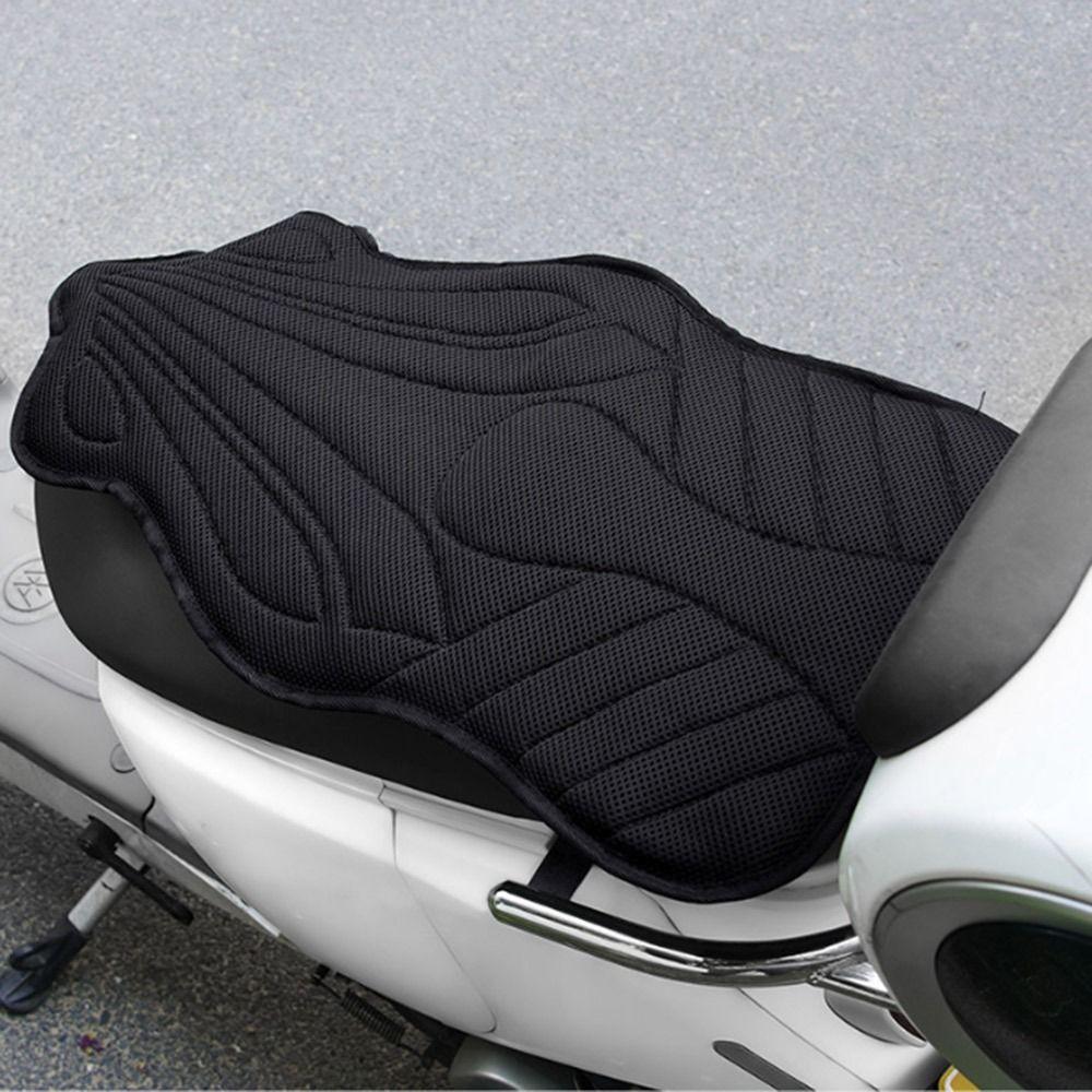 Black Motorbike Pillow Pad Anti-slip Seat Cover 3D Seat Mat  Motorcycle Accessories