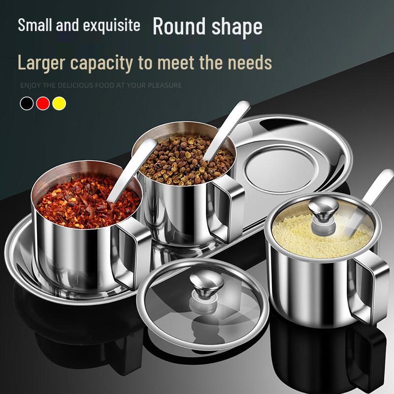 Sanhe 316 Stainless Steel Moisture-Proof Seasoning Jars with Spoons