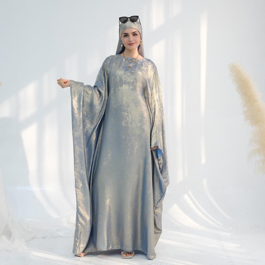 Loriya2025 Elegantes Patchwork Abaya Kleid LR778