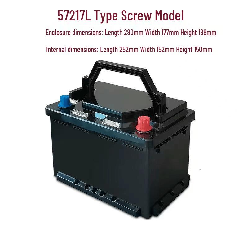 Various Car Models Lithium Battery Case: ABS Waterproof Shell with Pure Copper Terminals, Supports Up To 200AH.