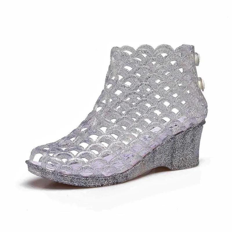 Fashion Shoes Female 2024 New Slip On Women's Sandals Summer Mesh Breathable Solid Outdoor Casual Wedge Sandals Zapatos De Mujer