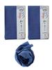 Fukutoku Sangyo Tenugui Navy 33 X Set of Made In Ready To Saiwa Tenugui (Tenugui) - Plain, 100% Cotton, Blue, 100cm, 2, Japan, Use, Soft,