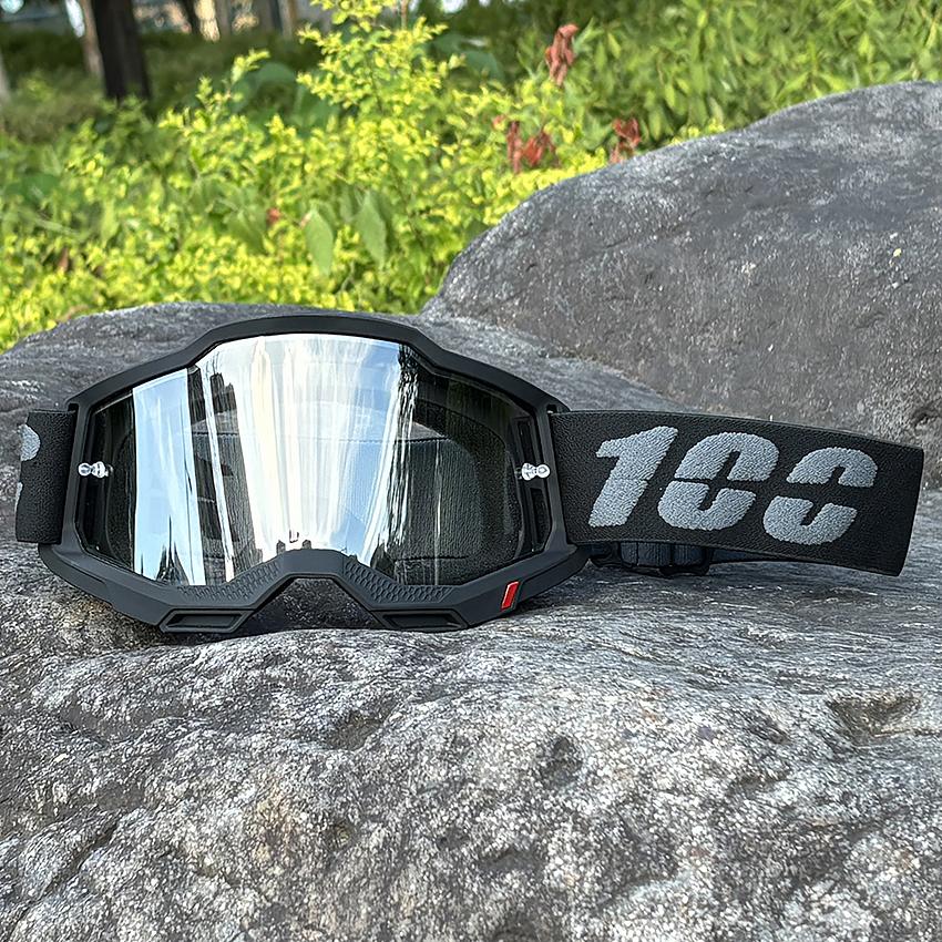 100 Motorcycle Goggles Cycling Glasses Outdoor Off-Road Ski Sport MX ATV Dirt Bike Racing Glasses Motocross Goggles Bike Google
