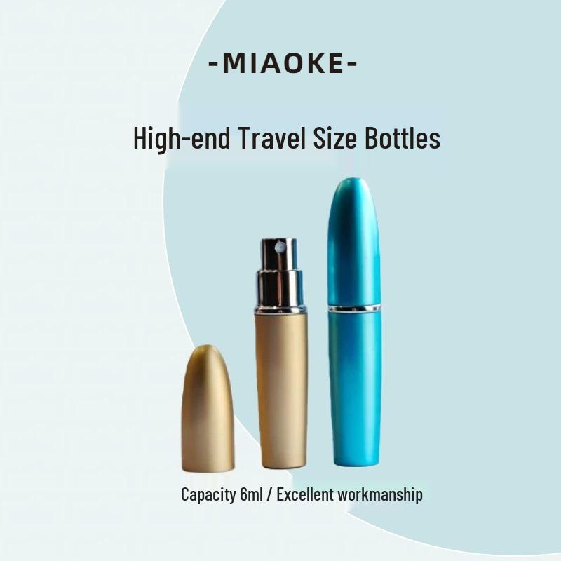 

6ml Bullet Head Aluminum Spray Bottle - Portable & Refillable