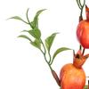 Artificial Pomegranate Branch with Red Fruit Green Leaves Simulated Decoration for Home