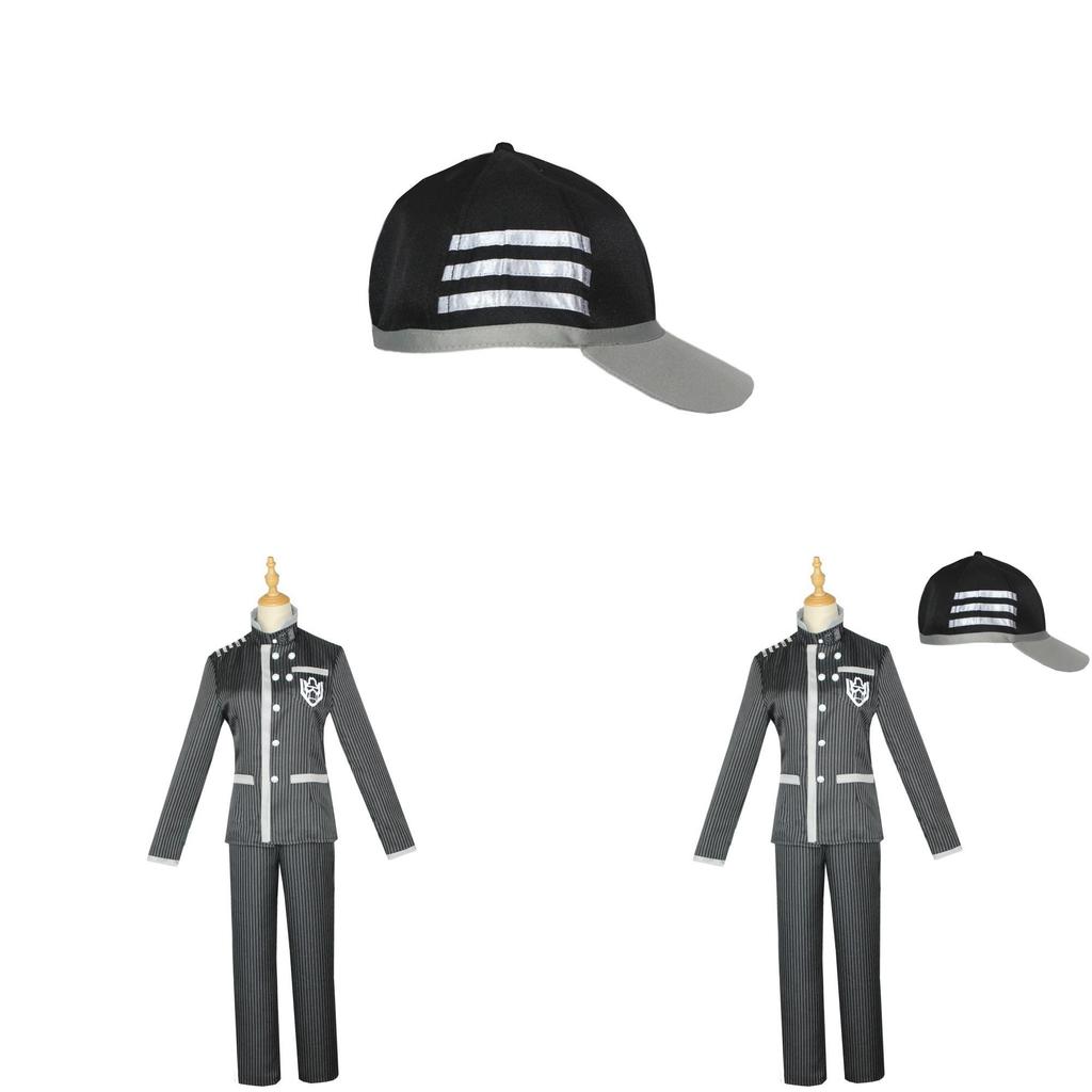 Danganronpa Saihara Shuichi Cosplay Attire With Knit Fabric For Role Play Events