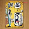 Vintage Metal Wall Art Funny Bathroom Sign