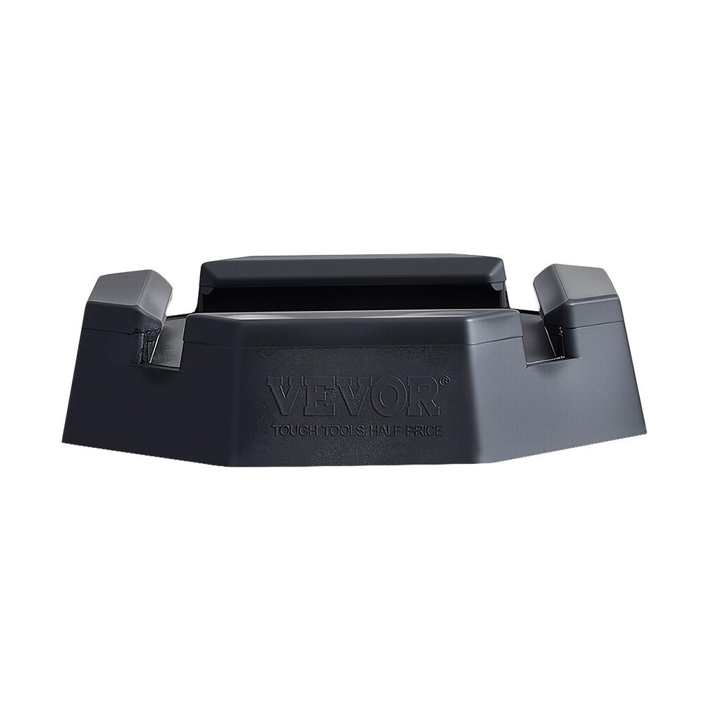 RV Leveling Pads 5000 lbs 4 Pcs Rubber Trailer Jack Pads 5.5" Square Feet