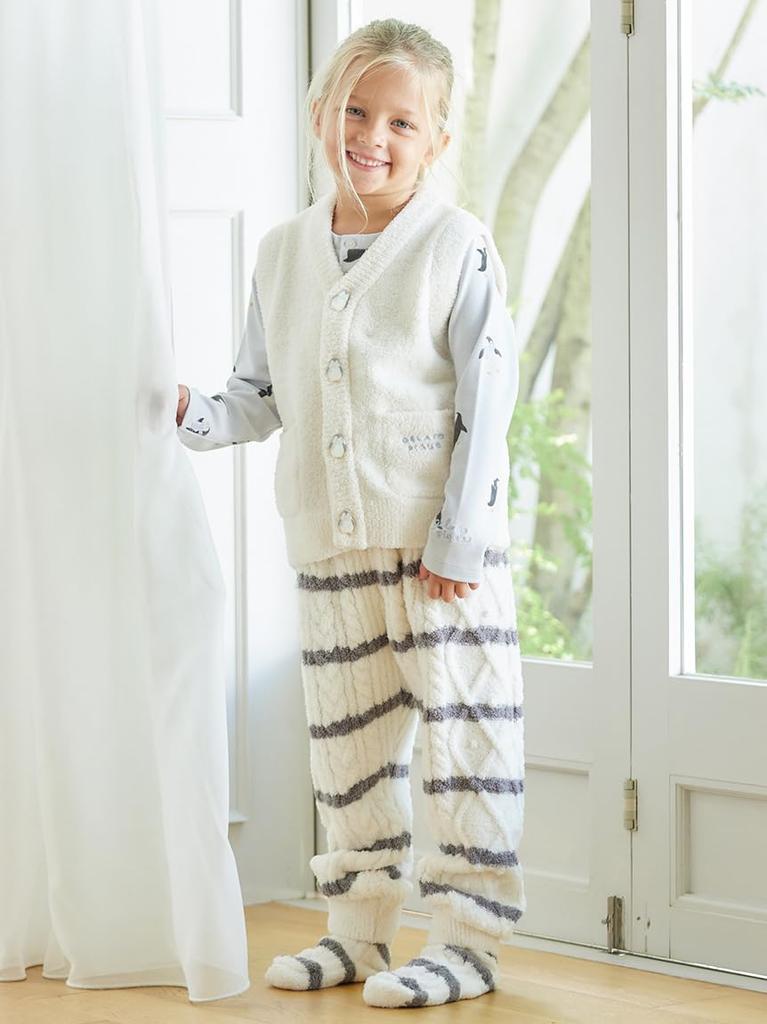 Gelato Pique Kids Baby Moco Ran Border Socks PKGS245557 IVR