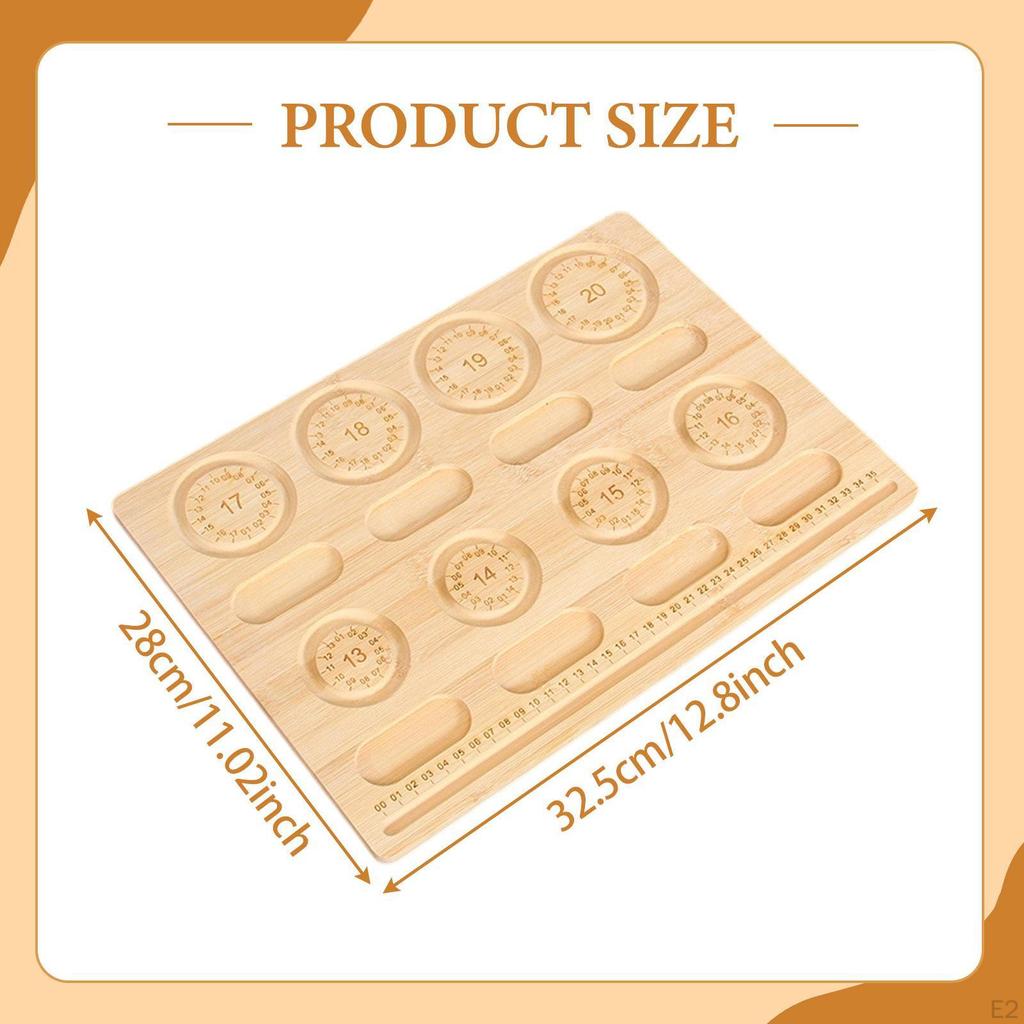 Bead Boards for Jewelry Making Beading Board Wood Aligning Sorting Crafting Gift Organizer Reusable