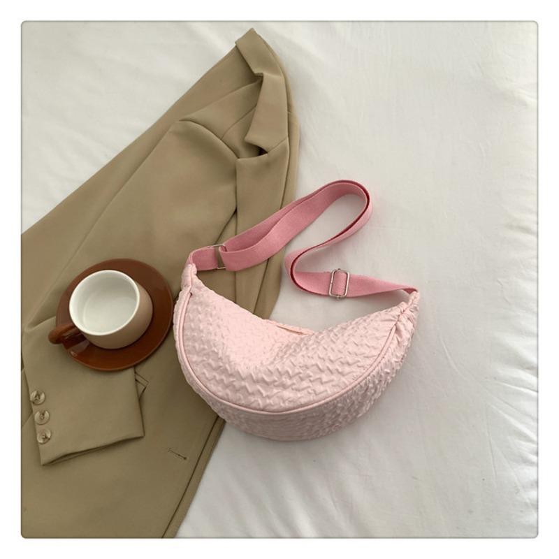 New cute shoulder bag versatile dumpling bag small fresh messenger bag bag candy color niche women's bag