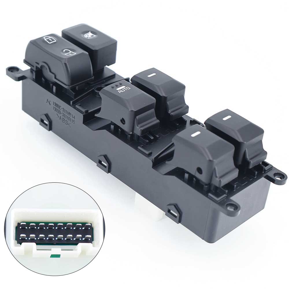 935701W130 For Kia Rio 2012 2013- 2016 Power Window Switch Master Control Panel 16PIN 18PIN Auto Down Up Window Regulator Switch