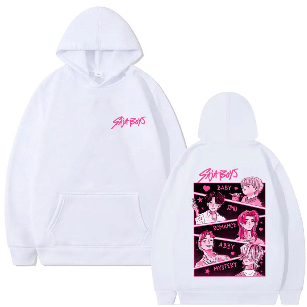 Film KPop Lovci démonů Saja Boys Grafická mikina s kapucí Pánská Dámská Korejská Tepláková souprava s kapucí Pánská Vintage Oversized Mikiny