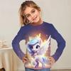 Cartoon Cute Long Sleeved Soft Comfortable Fashionable Top Girls Children