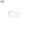 100PCS R-Type Nylon Cable Clamp Pipe Mounting Fix Wiring Hose Fasteners Durable Insulation Electrical Fittings High Quality