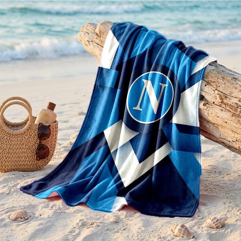 Napoli FC Druck Mikrofaser Strandtuch Schnelltrocknend Saugfähig Großes Handtuch Für Strand Schwimmen Reisen