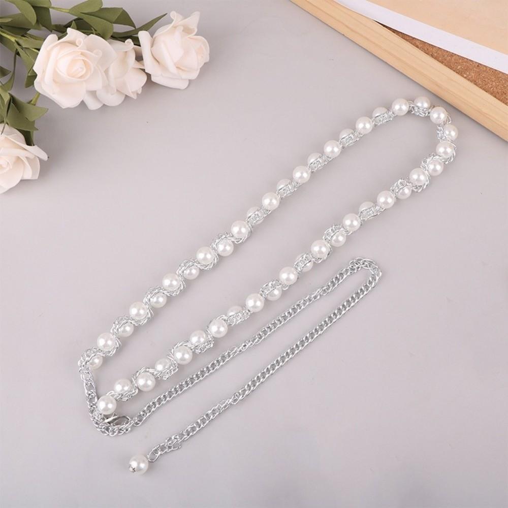 Waist Chain Design Pearl Waist Chain Pearl Decoration Body Chain Belt For Women