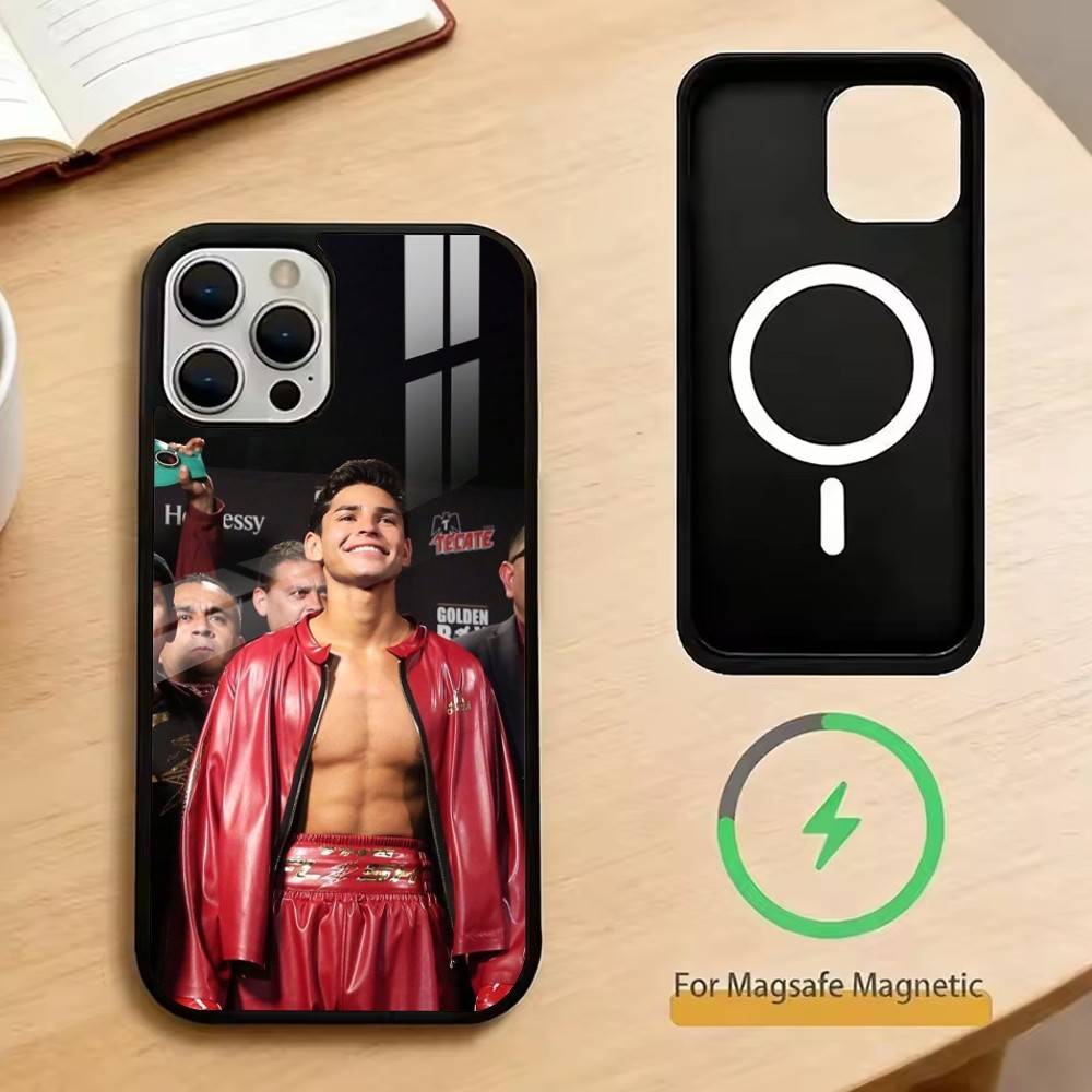 Ryan Garcia Handyhülle Für iPhone17,16,15,14,13,12,11 Plus,Pro Magnetisch Für Magsafe Kabelloses Laden