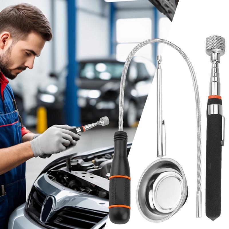 

Набор магнитных захватов Гибкий механический металлический захват Вращающийся регулируемый Мужские крутые ремонтные гаджеты Использование в ограниченном пространстве CHINA