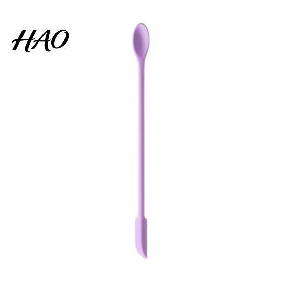 Lotion Spatula Cream Scraper Not Dirty Hands Simple to Scrape Curved Design Foundation Long Handle Double-Head Makeup Tool Home Supply Small