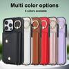 Zipper Crossbody Cards Solt Wallet Leather Case For iPhone 14 15 Pro Max 13 12 11 XR XS 7 8 Plus Ring Holder Strap Purse Cover