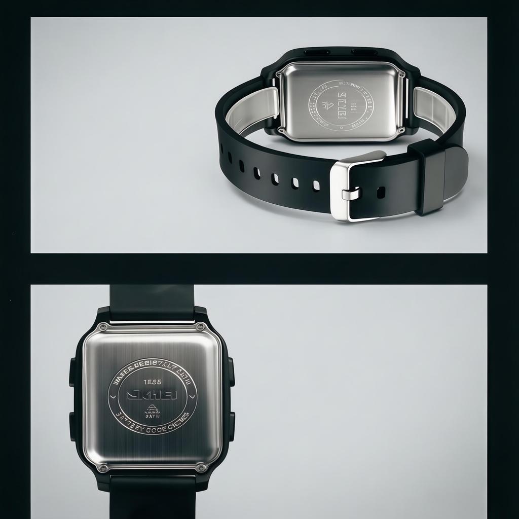 Men's Digital Watch SKMEI Square 50M Waterproof Sports 1858