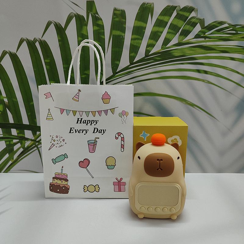 New Kabala Smart Alarm Clock with Night Light - Wake-Up Bedside Clock for Students with Tap Control