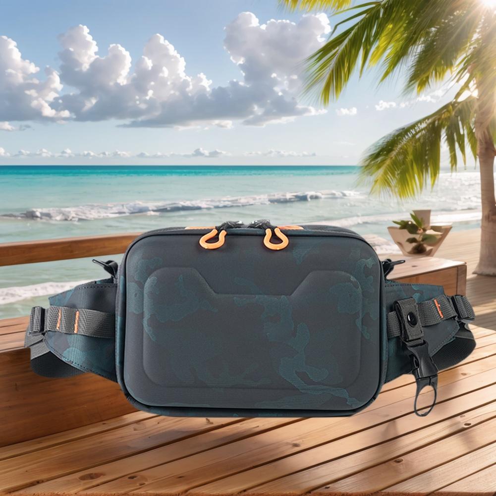 Fishing Bag Waterproof Waist Bag Tackle Storage Bag with Adjustable Belt Fishing Fanny Pack for Men Outdoor Fishing