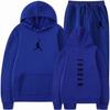 Mens Hoodie Tracksuit Set 2026 Fall Long Sleeve Sportswear Casual Outfit Gym Daily Wear