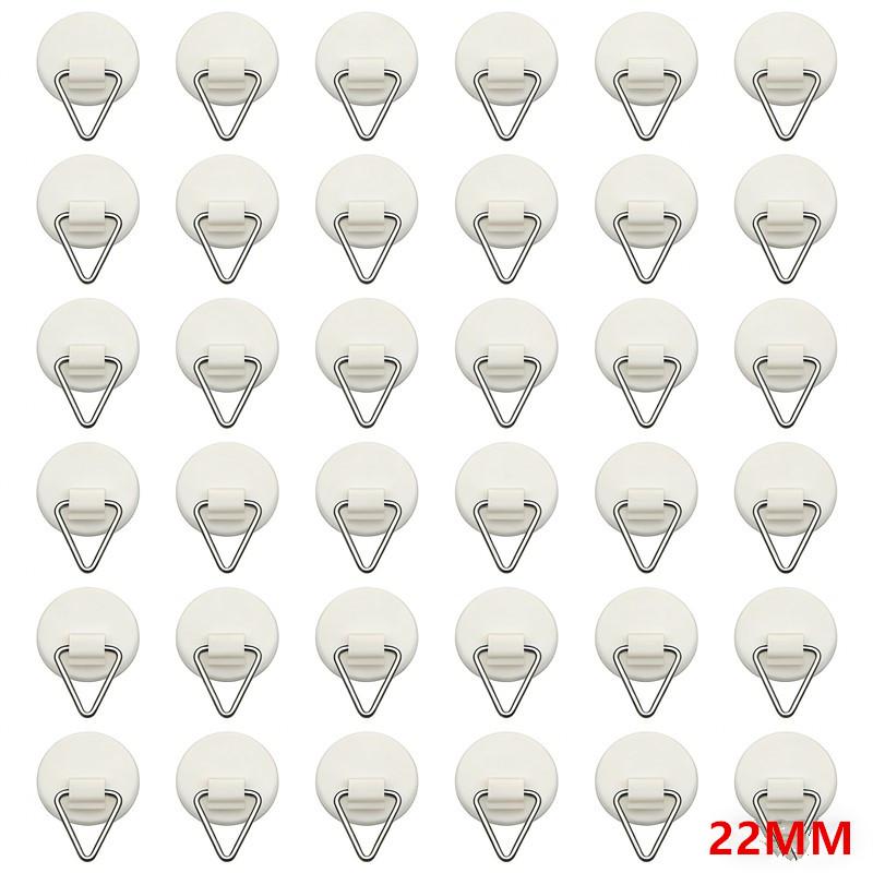 40Pcs Invisible Portable Vertical Wall Dishes Hook Plate Hanger Wall Art Decor Supplies Plate Holders Wall Hook C