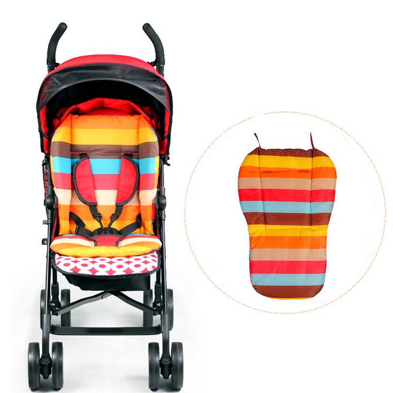 Buy DoubleSided Rainbow Waterproof Baby Stroller Seat Cushion Colorful