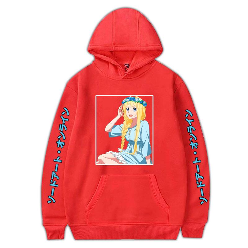 

Аниме Sword Art Online Одежда Юки Асуна Принт С Капюшоном Для Мужчин И Женщин Большие Толстовки Повседневная Уличная Одежда Harajuku Унисекс Толстовка 3XL