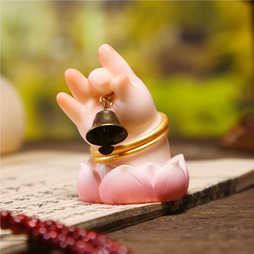 New Buddha s Hand Resin Pendant Fat Fu Buddha s Hand Symbolic Pendant Home Desktop Decoration Resin Crafts