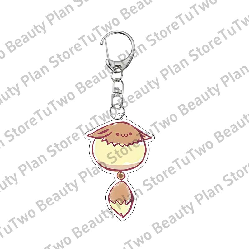 

Anime Kawaii Character Eevee Acrylic Keychain Cartoon Girly Heart Glaceon Sylveen Figure Pendant Student Charm Birthday Gift Toy about 5cm