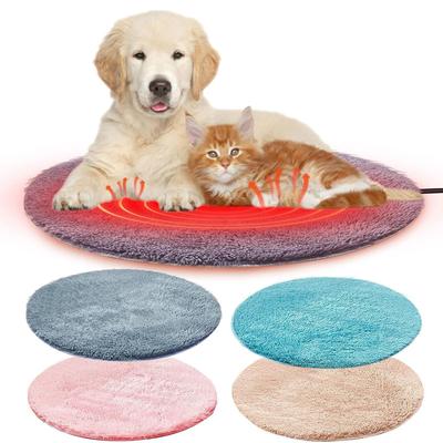 Pet Electric Blanket Plush Pad Blanket Cats Electric Heated Pad Antiscratch Dog Heating Mat Sleeping Bed