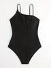 2026 Women's High-Waisted Backless One-Piece Swimsuit - European & American Style