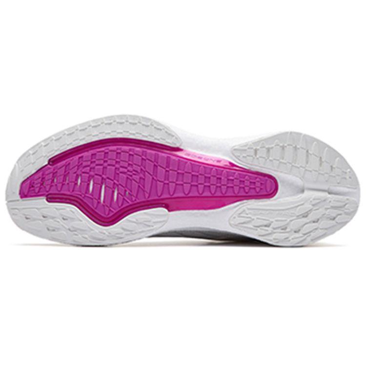 Anta Mach 2.0 Lightweight Low-Top Running Shoes Women sneaker White Purple 122235583-3