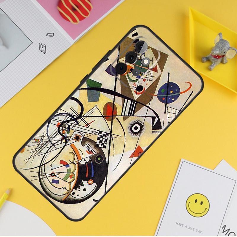 Wassily Kandinsky Abstract Case For Samsung Galaxy A16 A26 A36 A56 A06 A55 A35 A15 A53 A32 A52 A33 A13 A14 A34 A54 A17