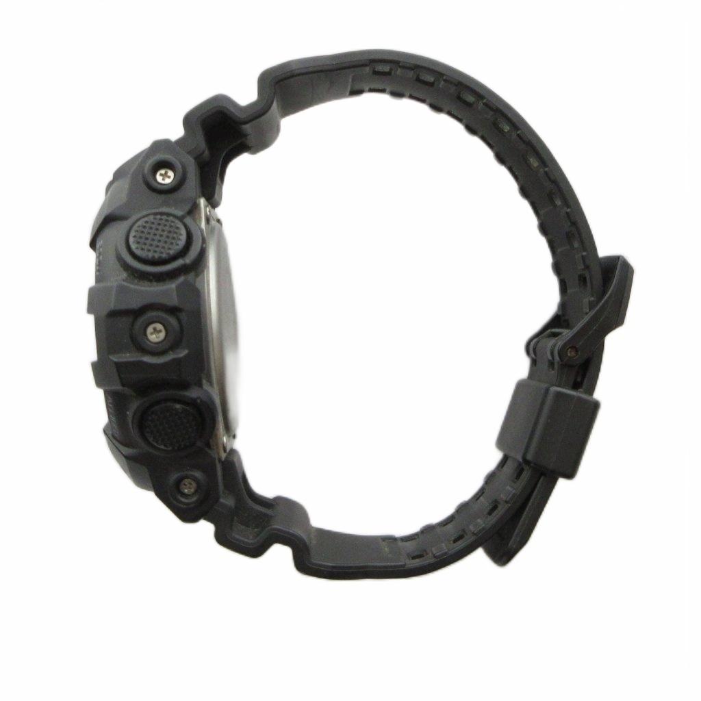 CASIO G-SHOCK GA-700 Watch, Quartz, Logo, Analog-Digital, Calendar, Black, GY18 /MQ, Men's