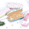1PC PU Portable for Eyeglasses Smooth Spectacle Cases Fashion Rectangle Sunglasses Box Eyewear Protector