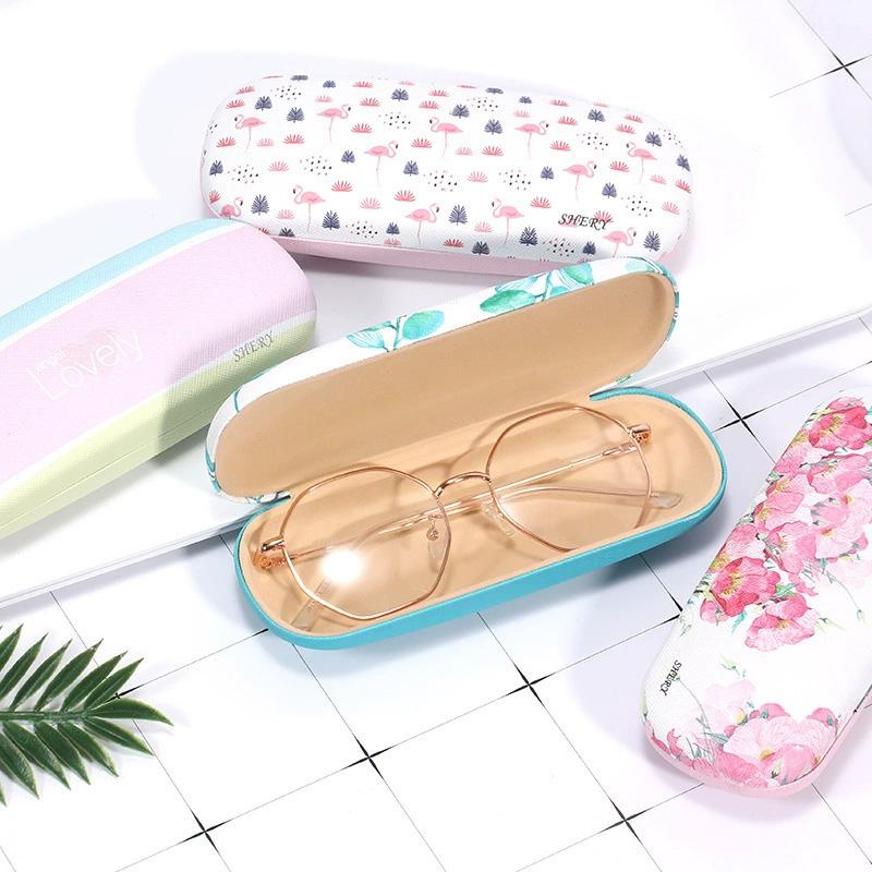 1PC PU Portable for Eyeglasses Smooth Spectacle Cases Fashion Rectangle Sunglasses Box Eyewear Protector