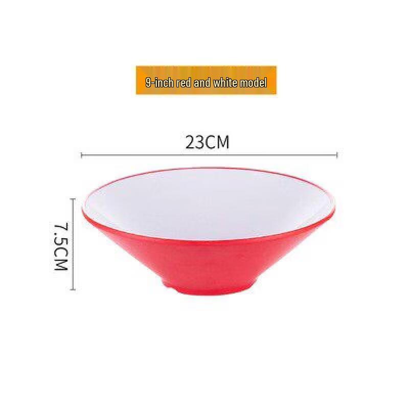 

Durable A5 Melamine Two-Tone Soup and Noodle Bowl
