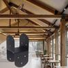 4 Stück Pfostenkappen Verbindungsbügel Pfosten mit Balken verbinden Pfostenoberteil Schwerlast-Befestigung Balkenschuh Metall Pergola-Verbinder