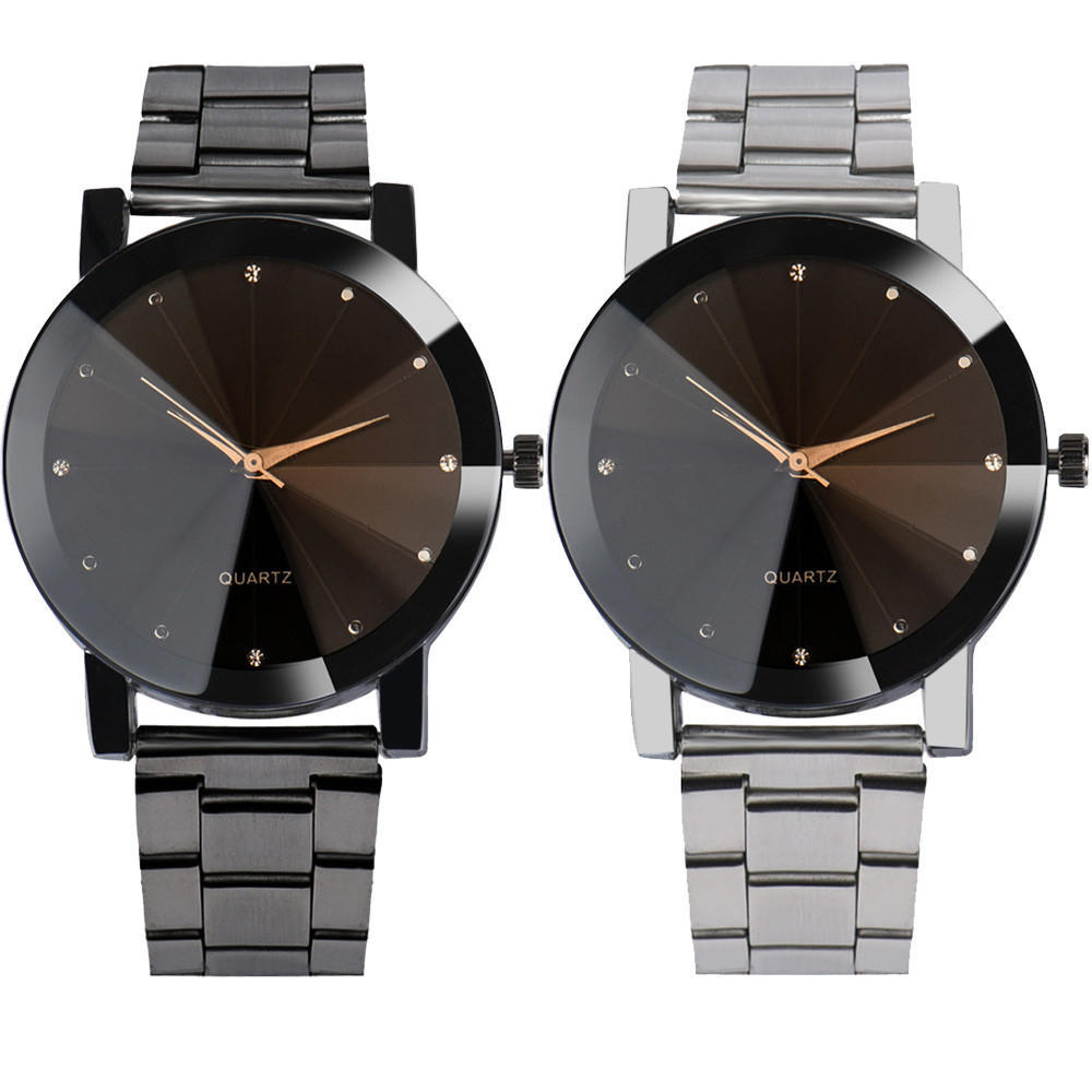 Classic Fashion Men Watches Black Stainless Steel Quartz Watch Men Luxury Mens Watches erkek kol saati horloge man montres homme