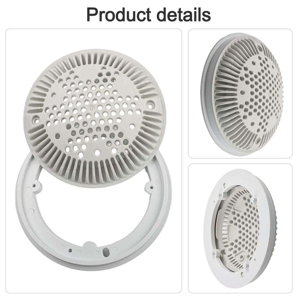 WG1030 8 Inch Pool Drain Kit Easy Install Dual Suction Design for SPX1075 SPX1070 Compatible with No Tools Required