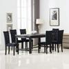 Day and Night - Day and Night Dining Chair 6 Units Black Velvet