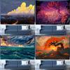 Anime Scenery Tapestry Wall Home Decoration  Hanging  Bedroom Background Cute Fashion  Customizable