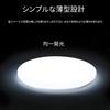 LED Ceiling Light, 6-tatami mat (approx. 6 tatami mats), with Remote Control, 18 Dimming Levels, Night Light, Brightness Memory, Timer, Ceiling