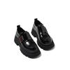 Small Leather Shoes Women's Spring 2025 New British Style Small Single Shoes Platform Heightening Versatile Casual Thick Heel Loafers